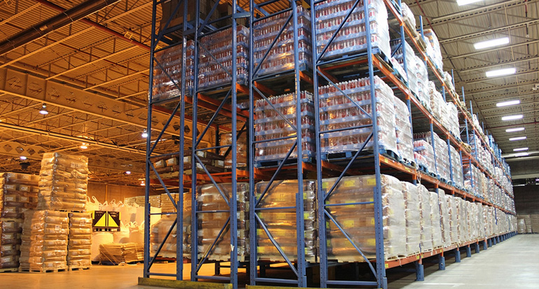 стеллаж двойной глубины