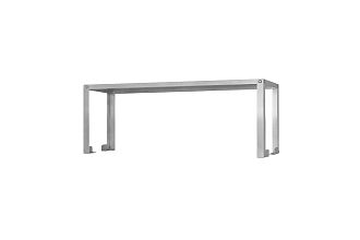 Полка-надстройка настольная ПННн - 800x300x400 Norma Inox, нерж., 1 уровень