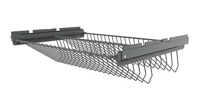 Обувница выдвижная двухъярусная 463 (Серебристый)
