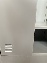 Шкаф металлический для одежды двухдверный 1850х800х500мм (2L-B1A-800)
