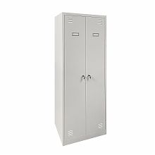 Шкаф металлический для одежды двухдверный 1850х800х500мм (2L-B1A-800)