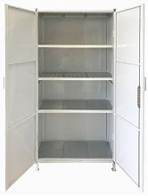 Стеллаж-шкаф СТ-300 со сплошными дверьми 2500х1580х400, 4 полки