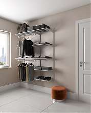 Гардеробная система Практик Home. Optima G150 графит