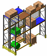 Паллетные стеллажи с фронтальной загрузкой