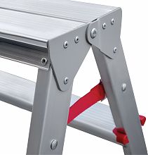 Профессиональная двухсторонняя алюминиевая стремянка NV3120.4