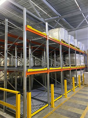 Во Всеволожске завершён монтаж паллетной гравитационной системы