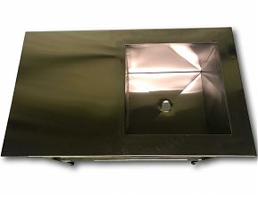 Ванна моечная с рабочей поверхностью ВМРП 1400x600x860 Нержавеющий каркас