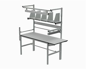 Стол рабочий 2000х900 мм Упаковочный Базовый ESD (RAL7035)