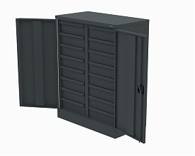 Шкаф для хранения комплектующих 1060x820x450 мм ESD (RAL7012)