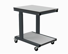 Стол подкатной 700х500 мм Улучшенный (RAL7012)