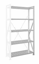 Стеллаж MS U 250x150x90/5 (Нагрузка на полку 300, перфорированная) ДС